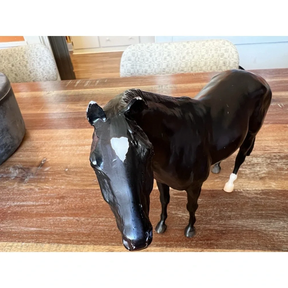 Breyer 'Traditional' Collectible 'Let's Go Racing' Black Matte Secretariat #1440